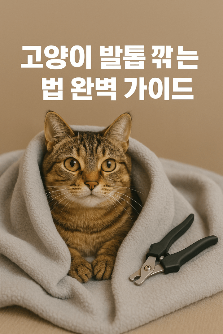 고양이 발톱 깎는법