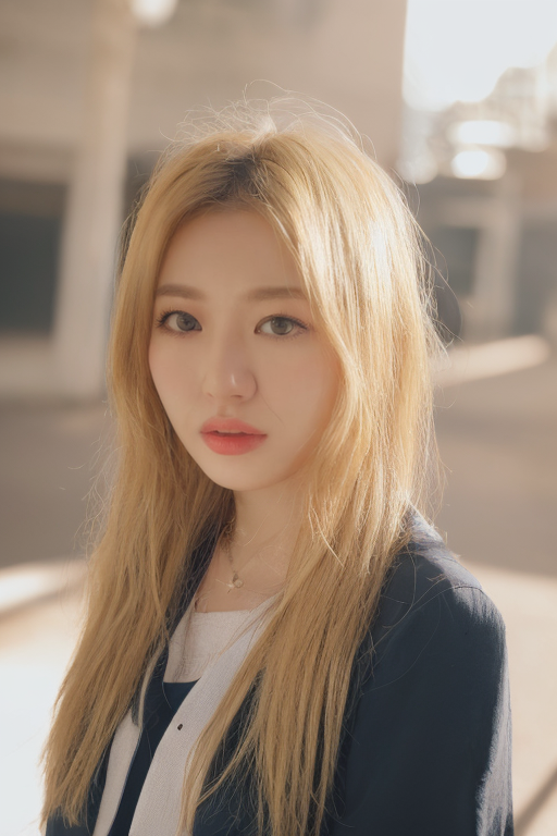 natural lighting 이 적용된 길거리 여성 이미지 2