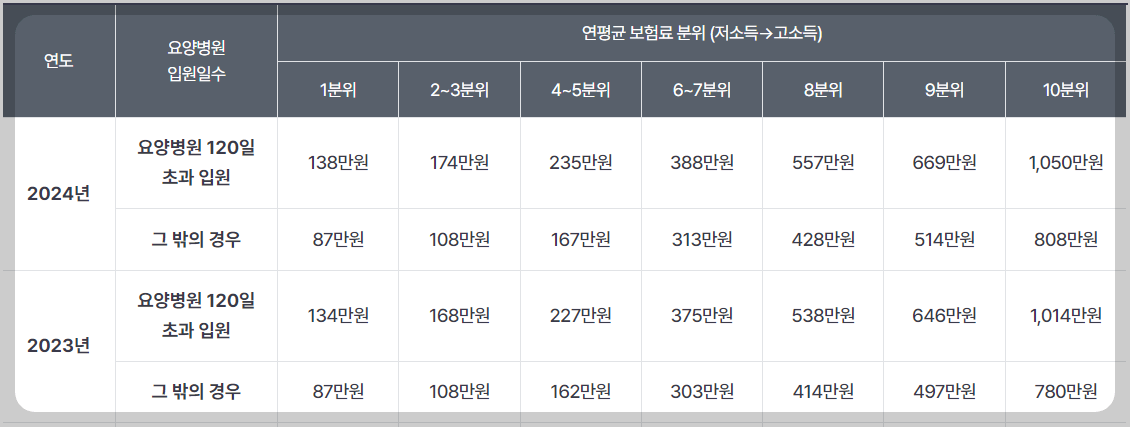 의료비 환급금 조회 (본인부담금 초과금 신청)