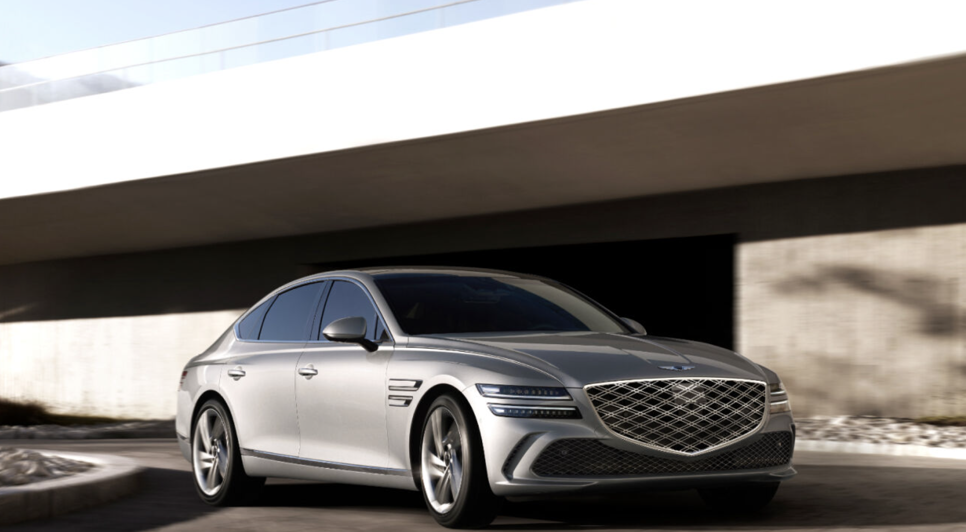 제네시스 홈페이지에서 가져온 g80의 모습