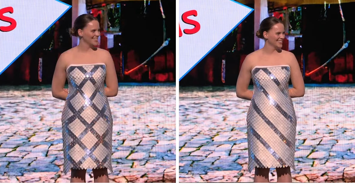 매초마다 디자인 바꿀 수 있는 어도비 인터랙티브 드레스 VIDEO:Meet project primrose, adobe’s interactive dress that can change its design every second