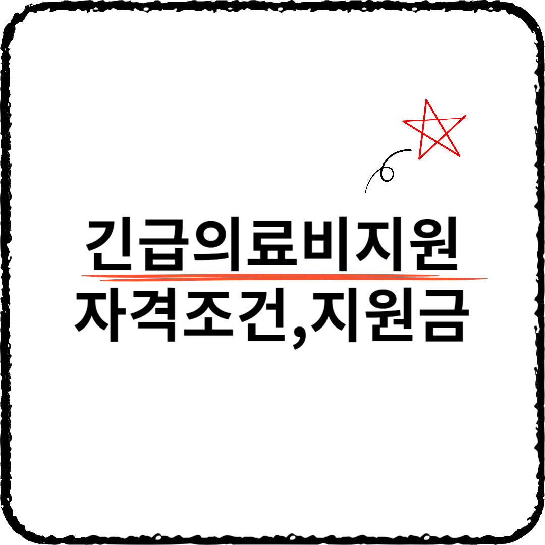 긴급의료비지원