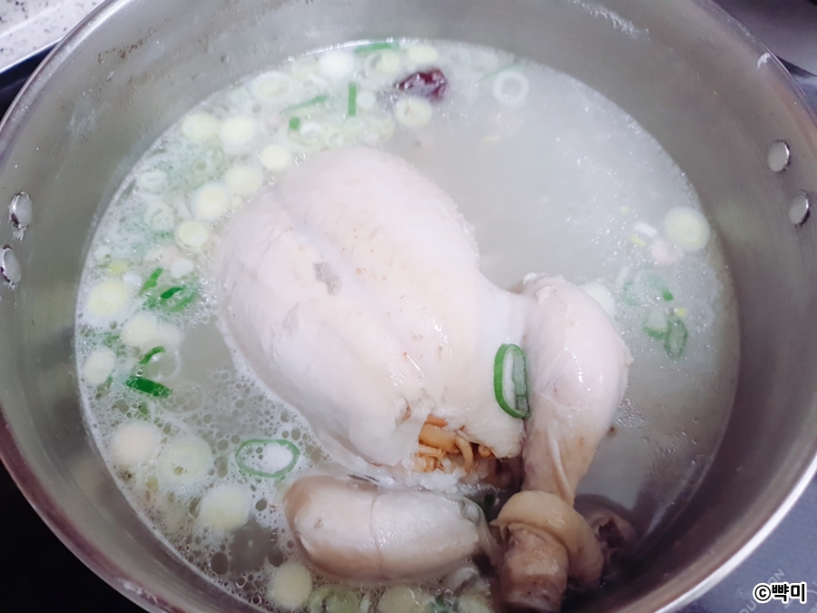 삼계탕-만들기-찹쌀-삼계탕-만드는-법-찹쌀-불리는-시간