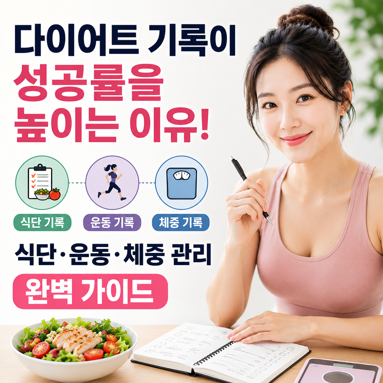 다이어트 기록이 성공률을 높이는 이유