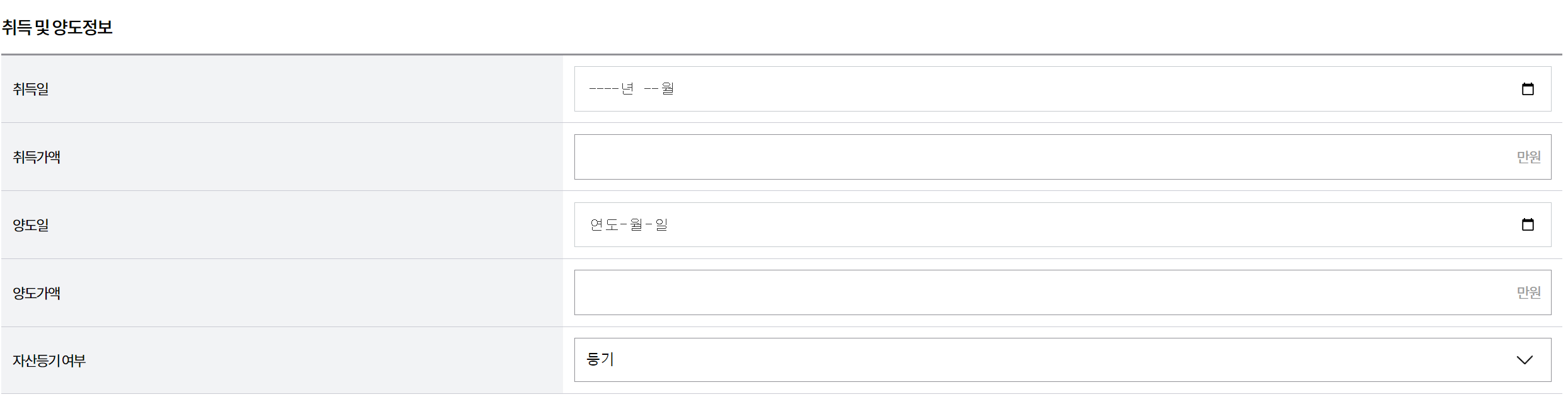 부동산114 양도소득세 자동계산기 이용 방법: