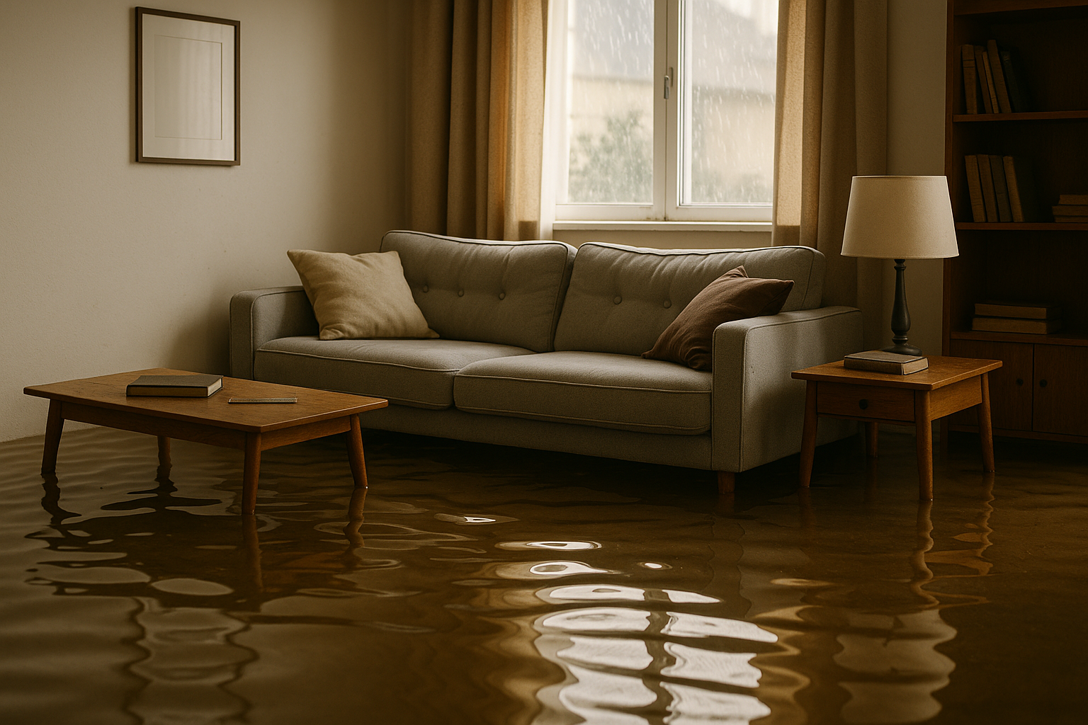 침수로 인한 가전 이미지