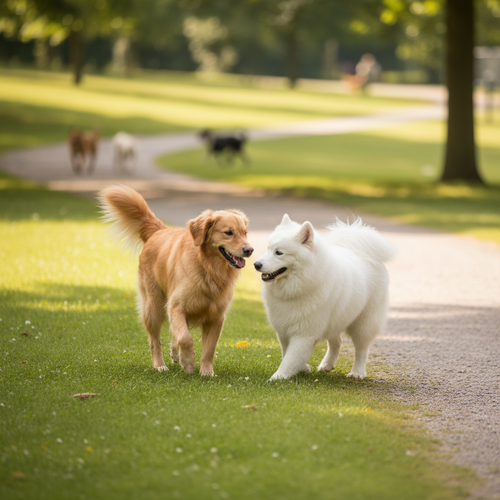 행복한 골든두들을 위한 사회화와 환경 조성