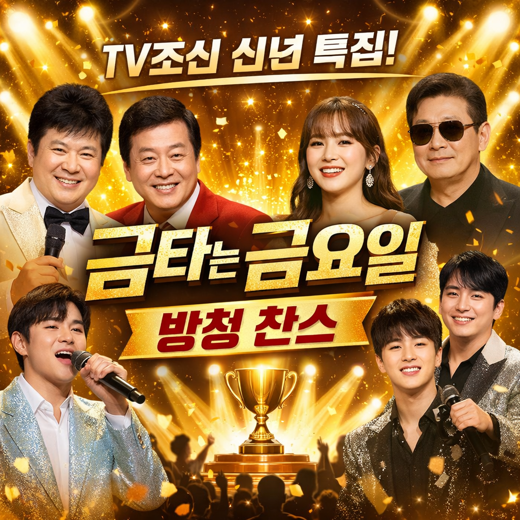 금타는 금요일 방청 신청 방법 2026년 TV조선 트롯 예능 방청 기회!