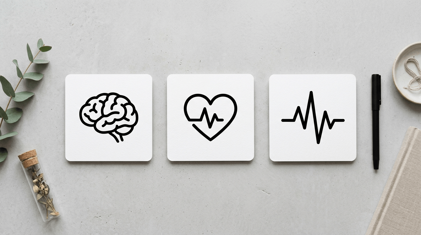 IQ EQ HQ 개념을 비교하는 인포그래픽 스타일의 이미지