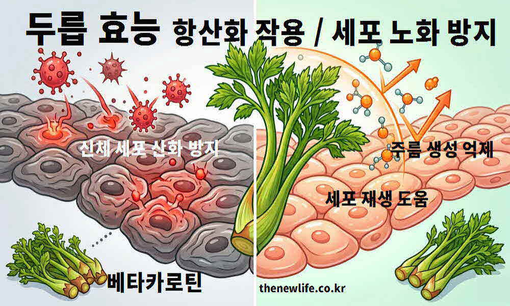 두릅 효능 항산화 작용 세포 노화 방지