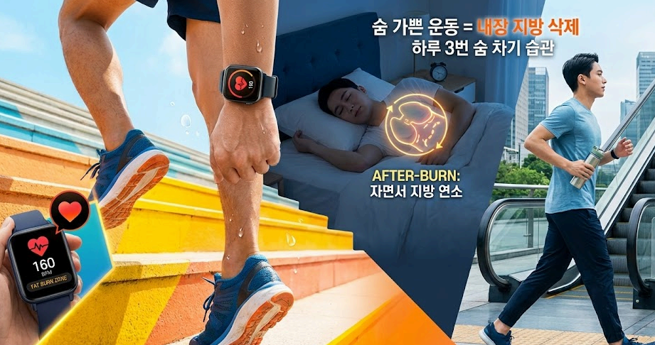 자면서도 지방이 탄다? 헬스장 끊고 '이것'만 해서 뱃살 뺐습니다