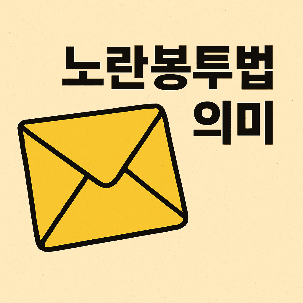 노란봉투법의미