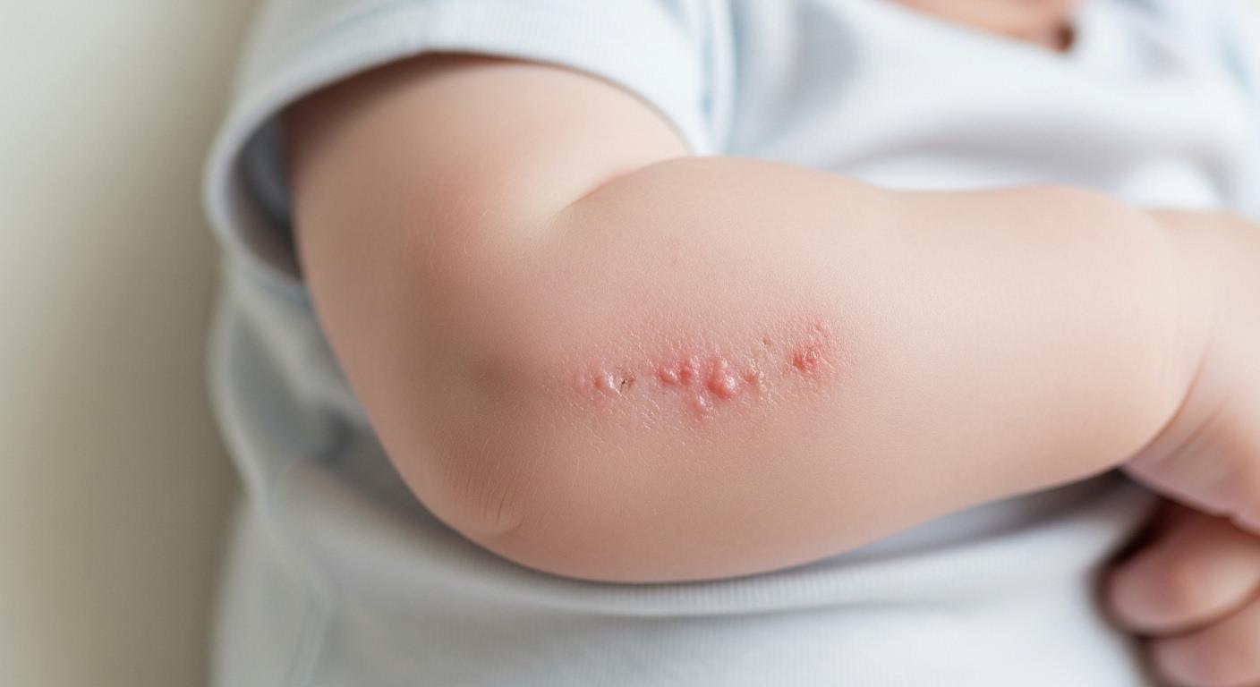 아기 피부 오돌토돌 습진