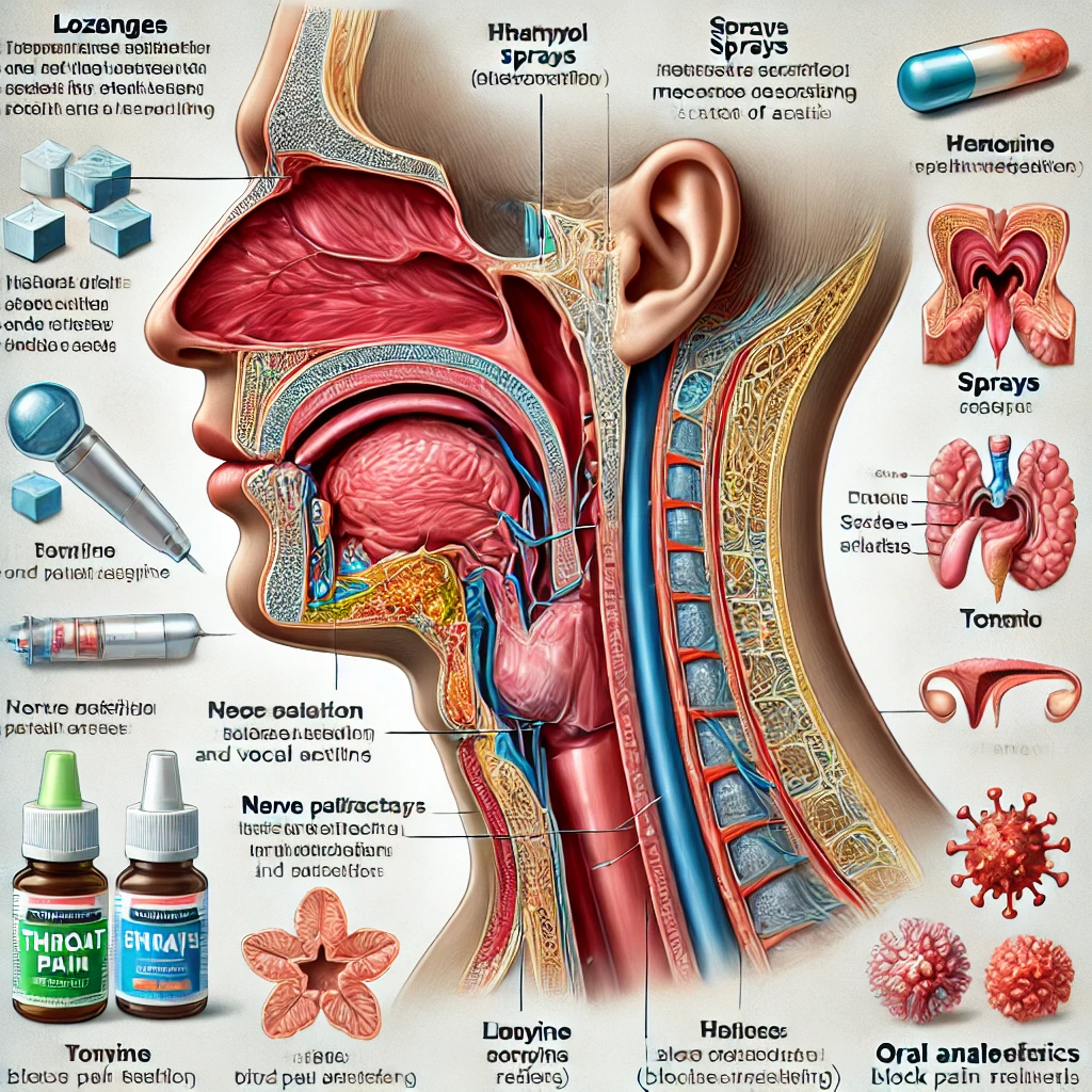 인후통 완화제: 효과, 부작용, 작용기전 및 사용 증상, 사례 분석에 관련된 사진입니다.