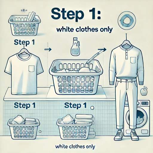 흰옷 하얗게 하는 법 (누런 흰옷 살리기)