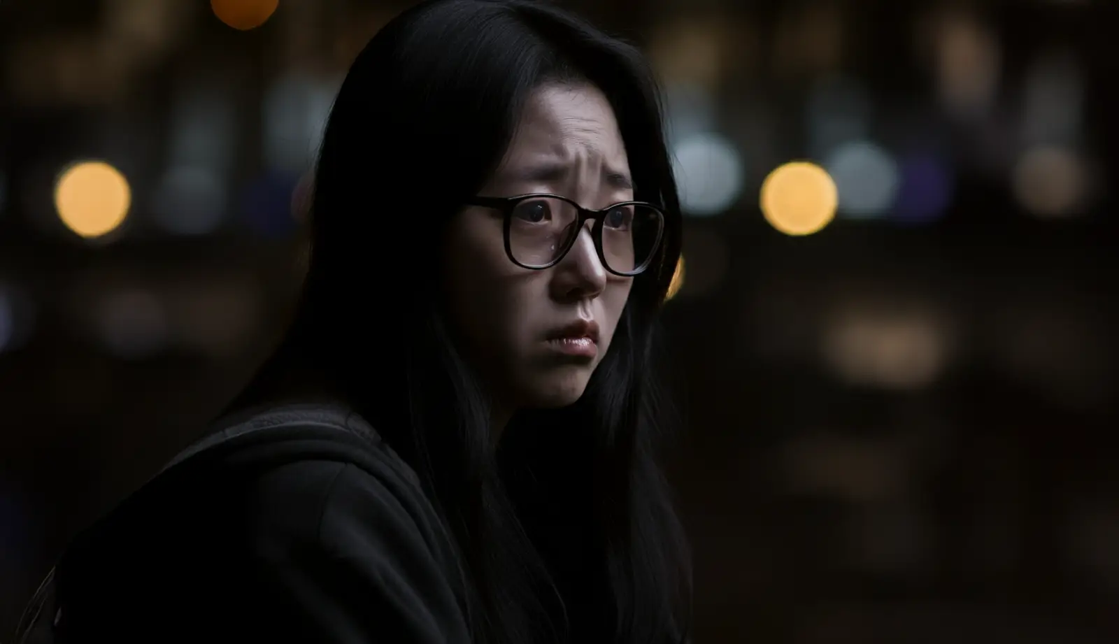 우울증을 느끼는 여성