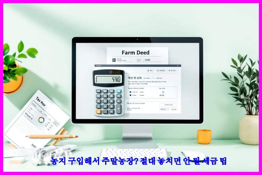 농지 구입해서 주말농장?