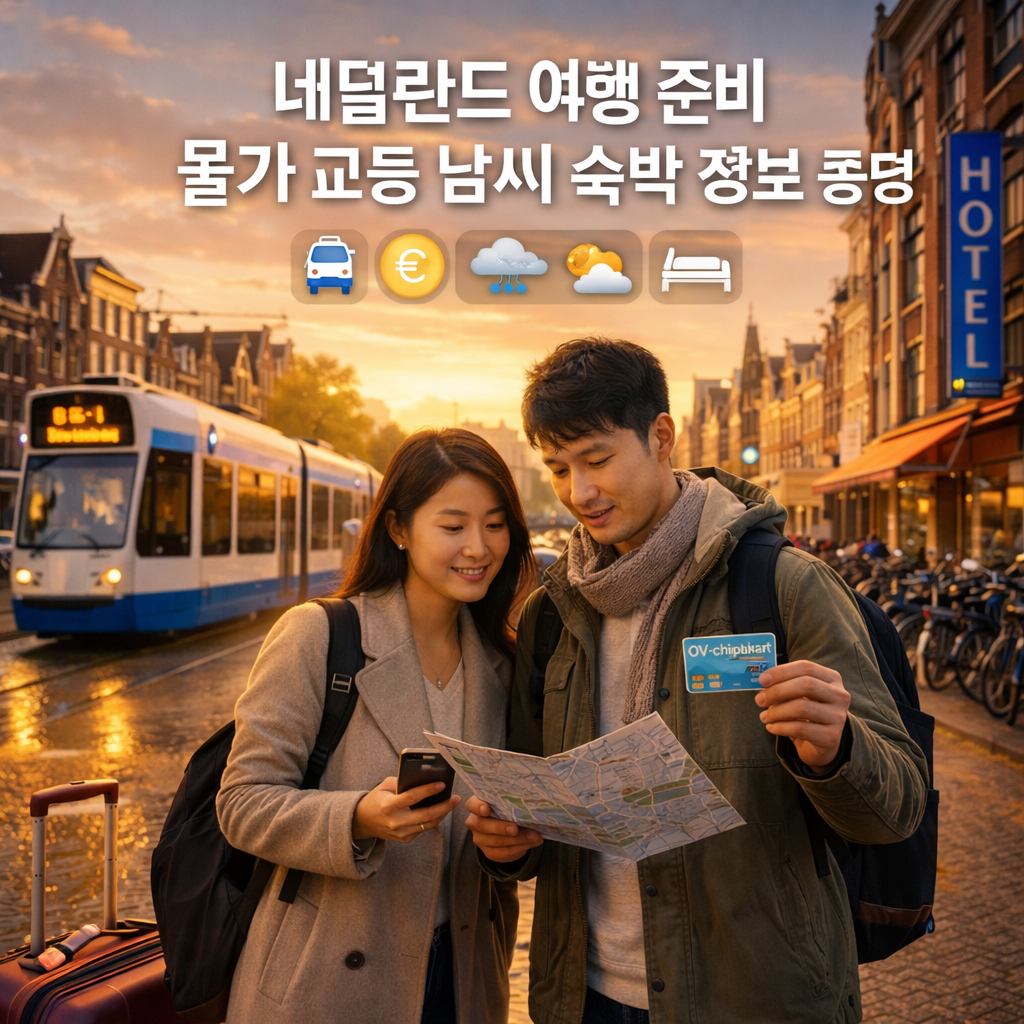 네덜란드 여행 준비 물가 교통 날씨 숙박 정보 총정리