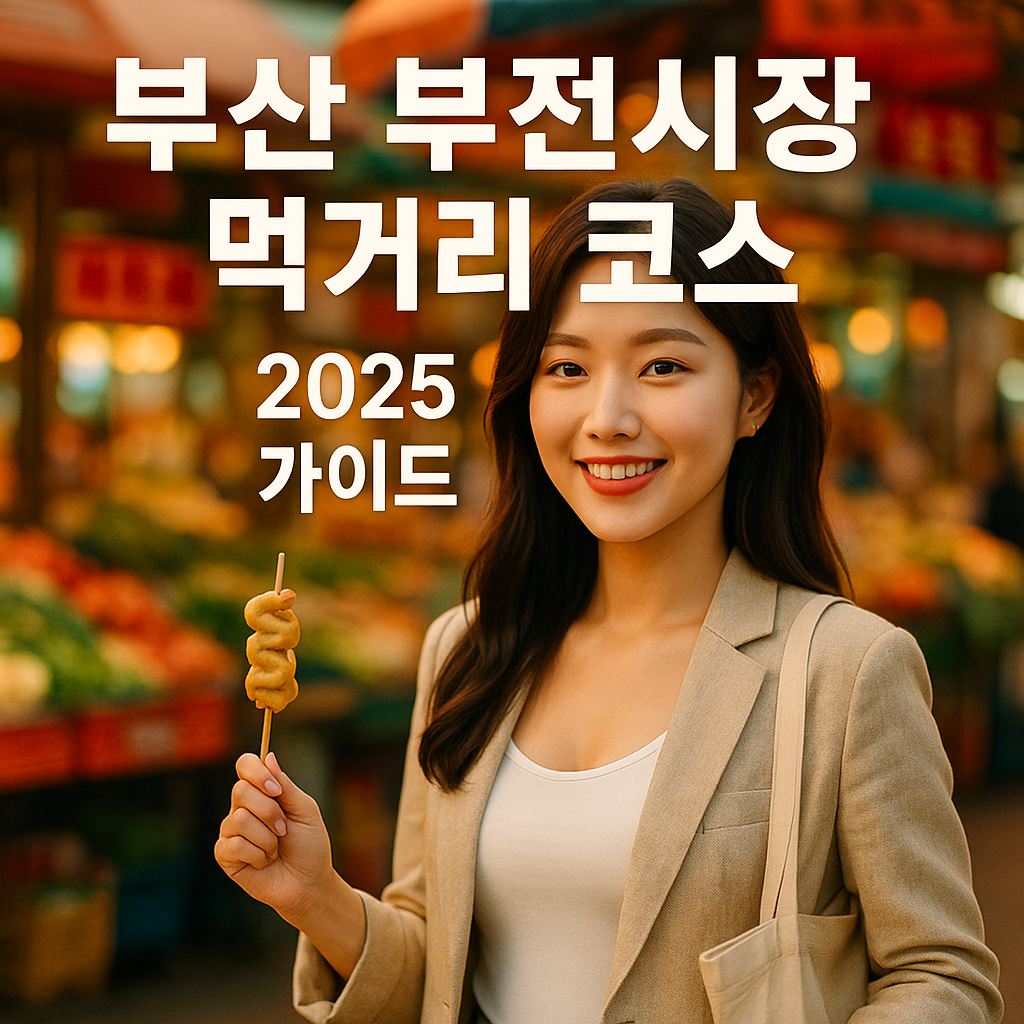 2005년 부산 부전시장 먹거리 코스 가이드