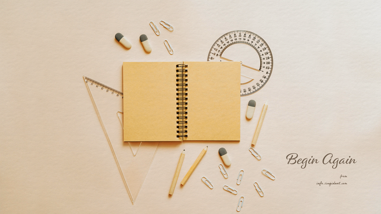 11 삼각자와 노트 C - Begin Again 가을배경화면