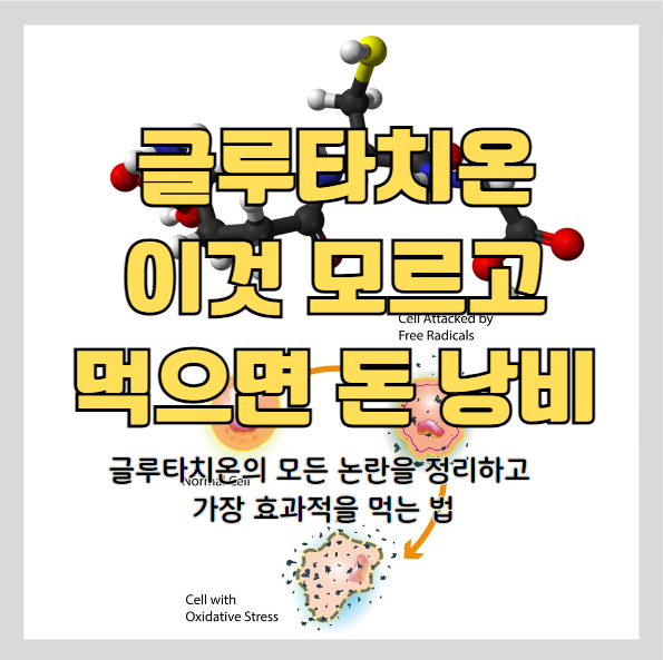 깨끗한 피부와 노화방지의 끝판왕 글루타치온 효능과 효과 높이는 법 썸네일