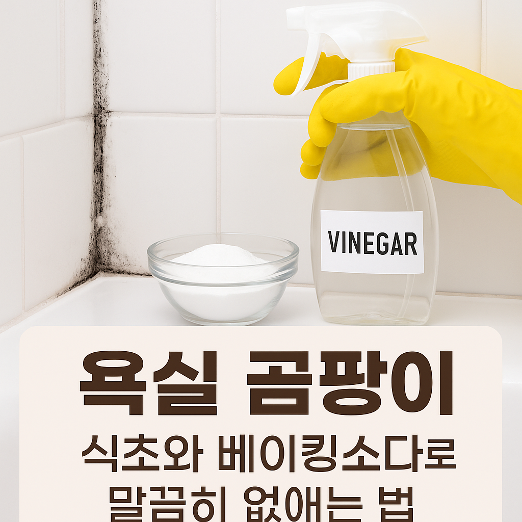 욕실 곰팡이 말끔히 없애는 법