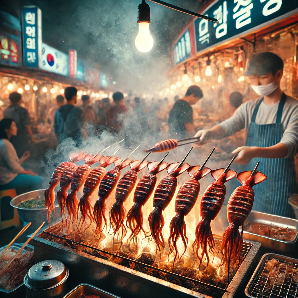 피데기 오징어
