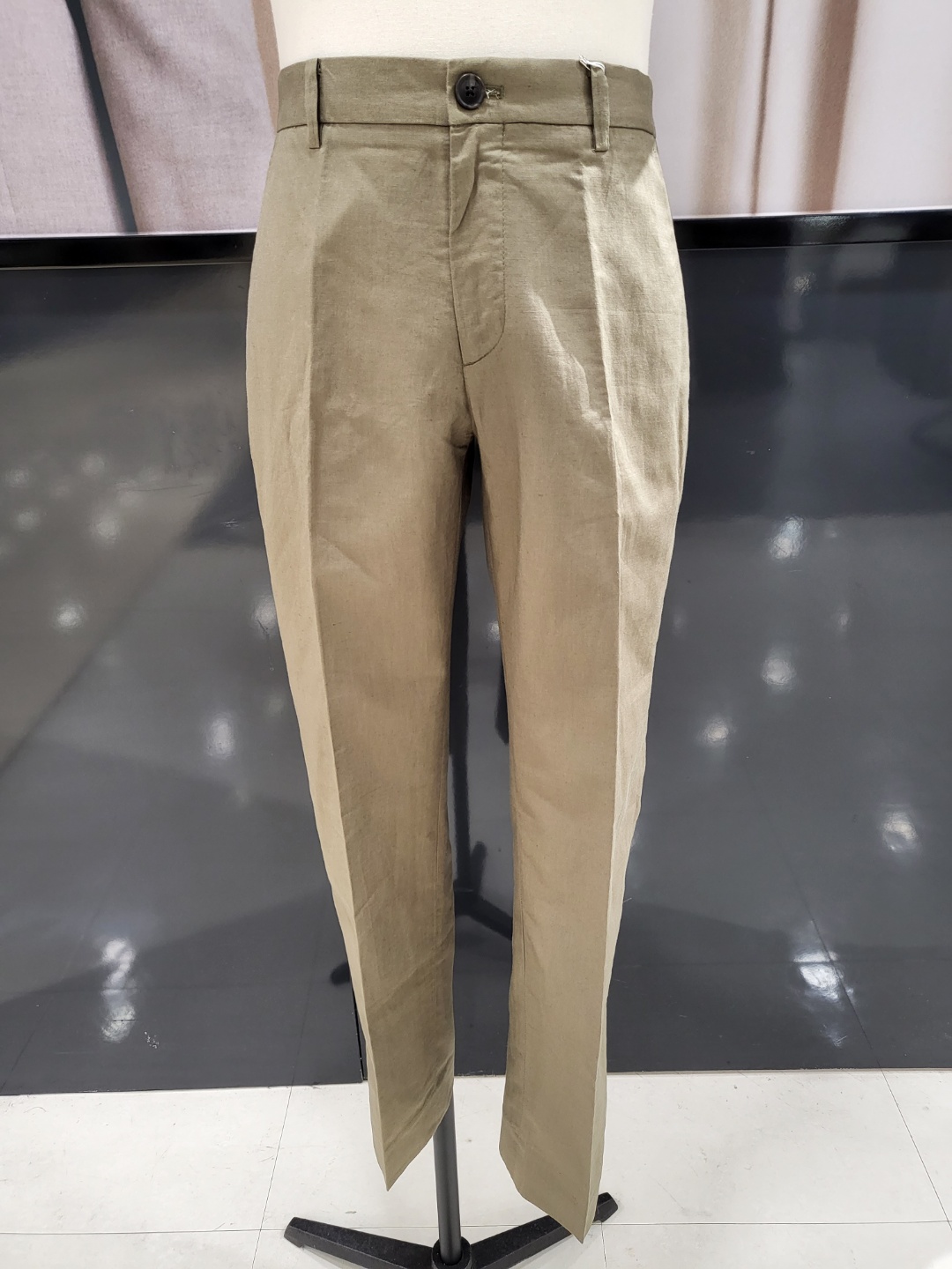 ZIOZIA S/S 린넨코튼 크롭팬츠 ABB2PP1105(KH)