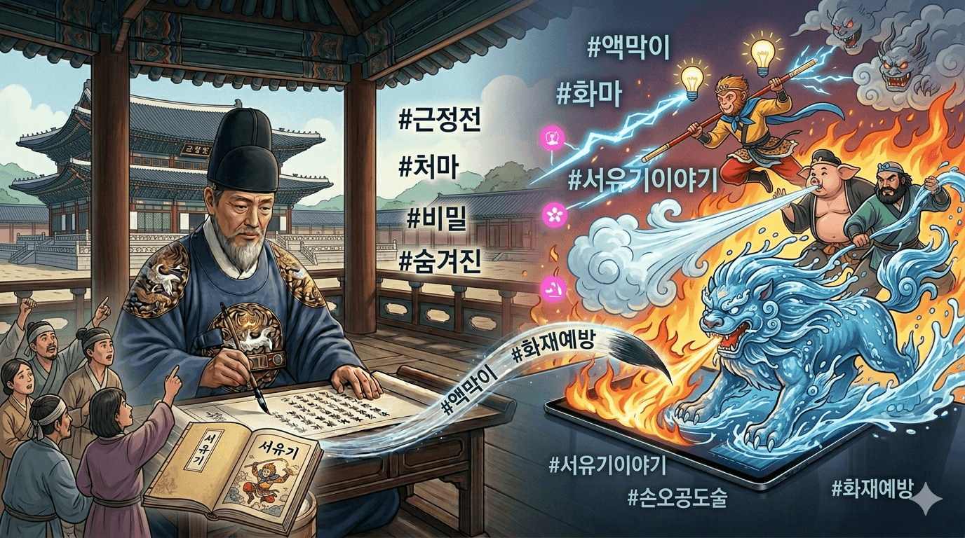 경복궁 근정전 처마 끝의 비밀 수호자, 잡상(雜像)에 숨겨진 서유기와 액막이의 인문학