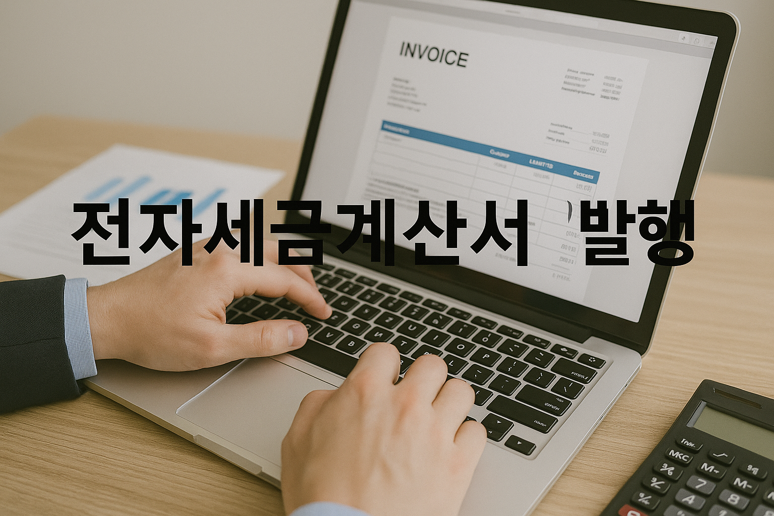 전자세금계산서 발행 사진