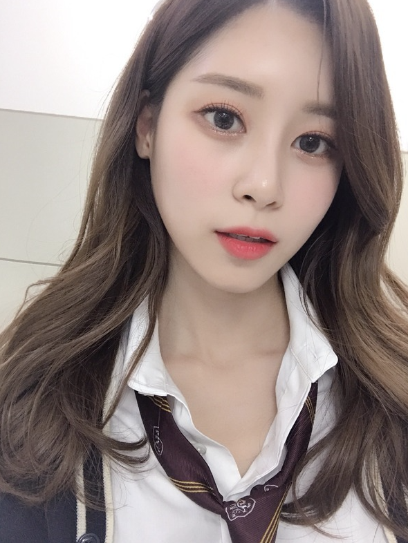 박소현 교복 셀카
