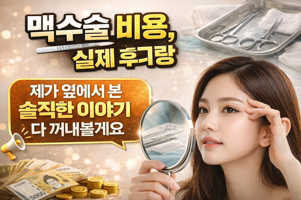 맥수술 뜻과 비용, 직접 보고 알게 된 현실 후기