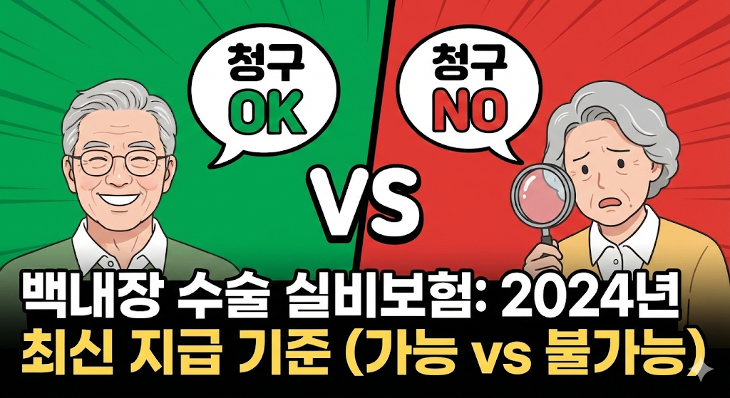 백내장 수술 실비보험