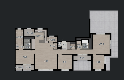 광명 센트럴 아이파크 평면도 113㎡ a