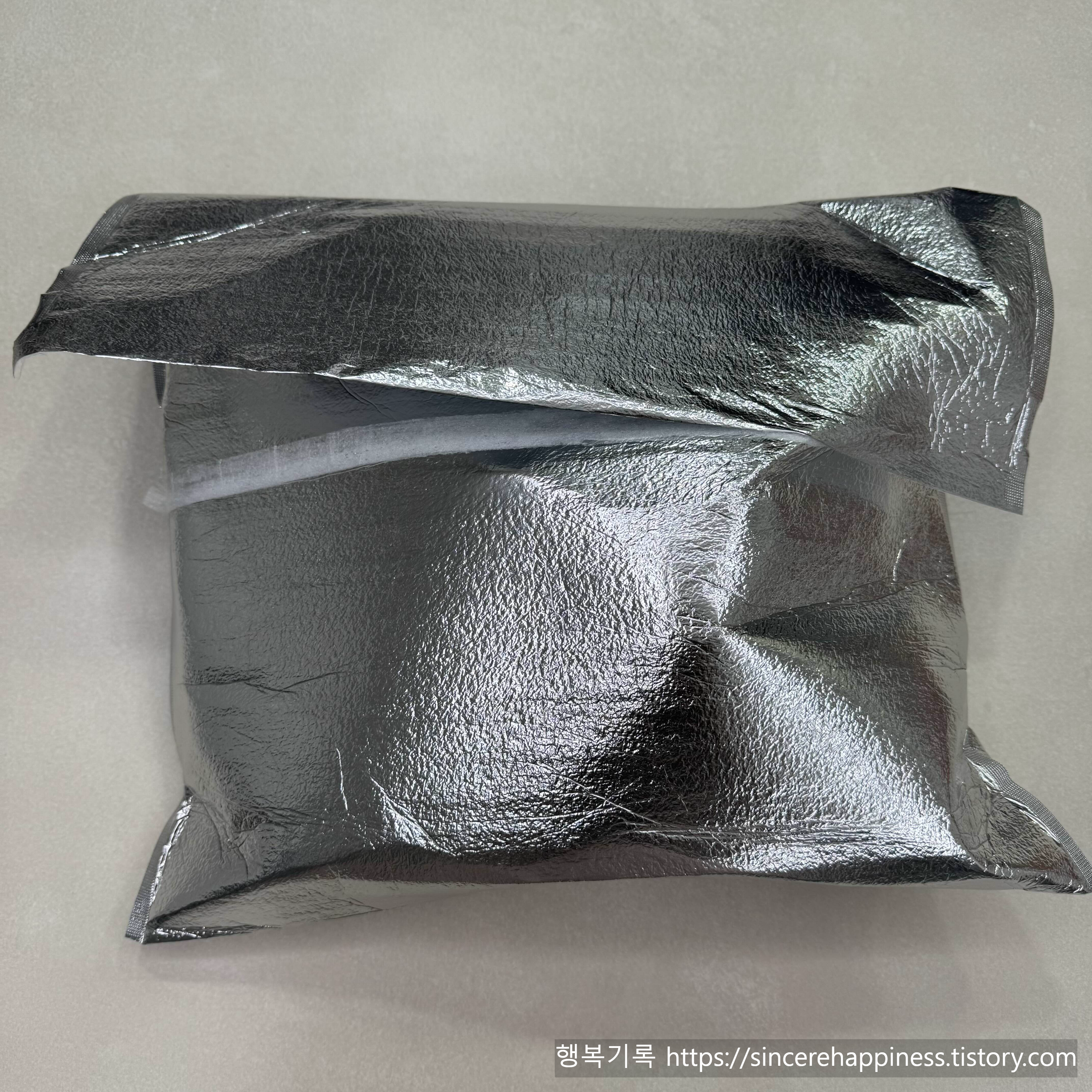 가락시장 대방어 횟집 꼼꼼한 은박 보냉백 배달 포장