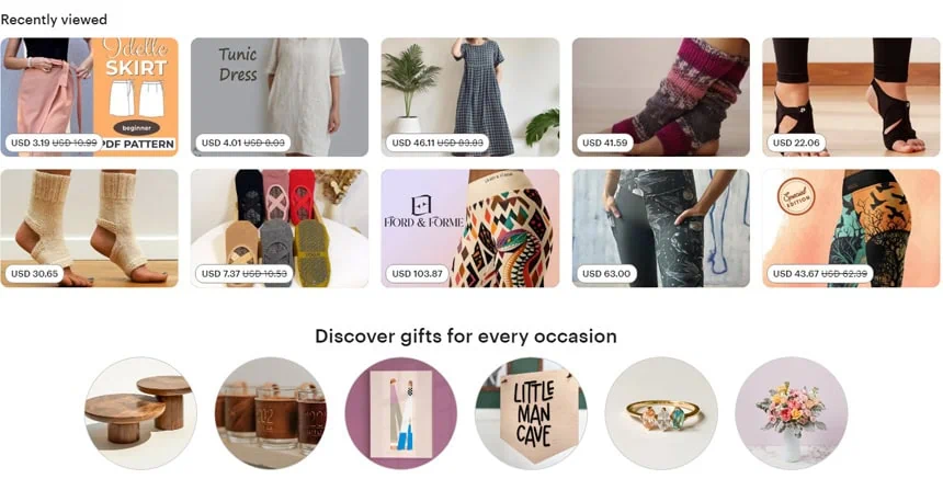 핸드메이드와 리폼 옷을 만난 경험 Etsy에서