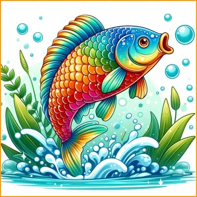 잉어가 뛰어 오른 꿈