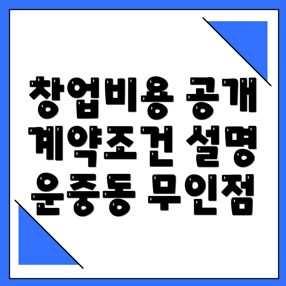 무인편의점 창업