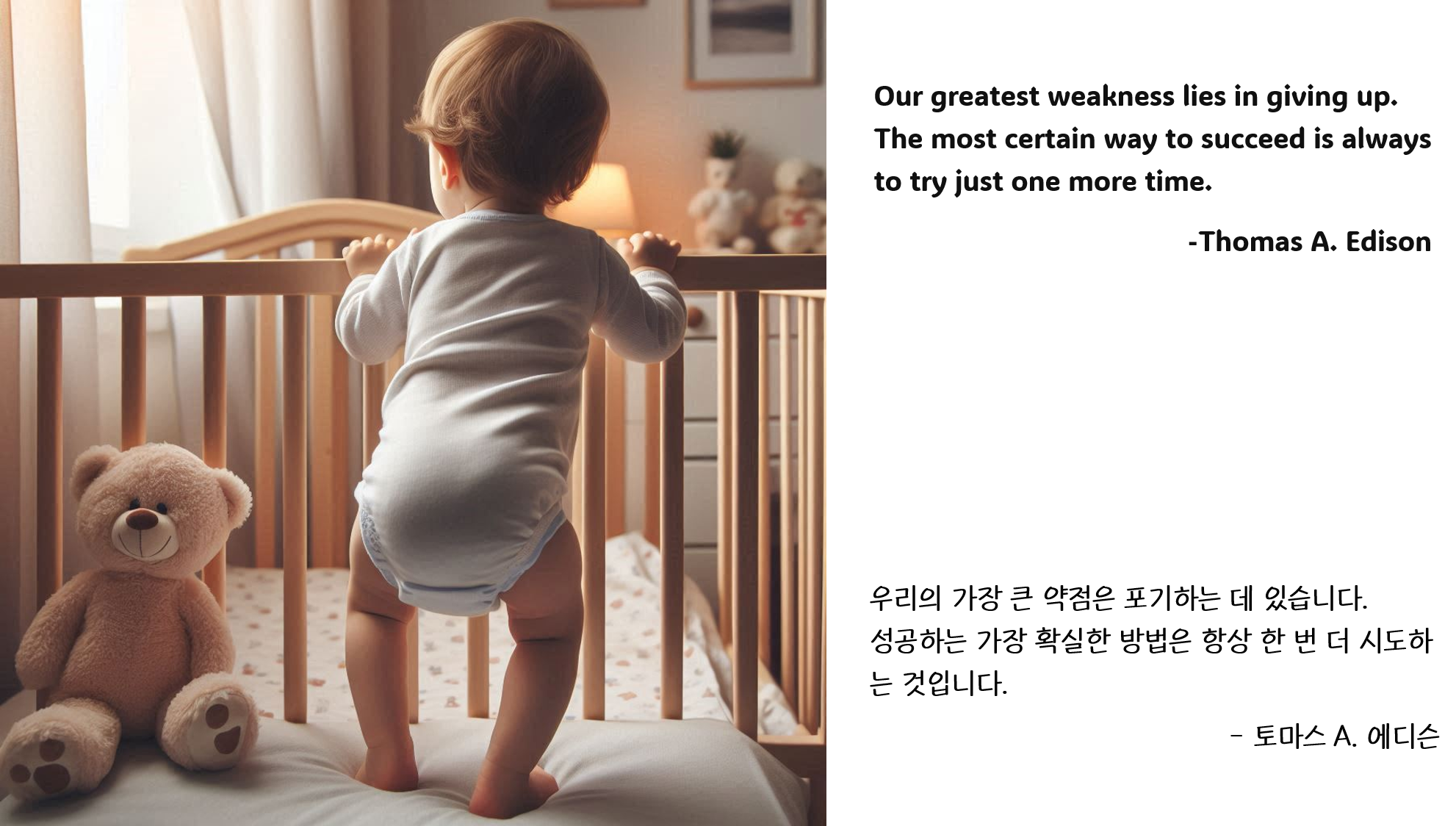 한 걸음의 차이: 포기하지 않는 힘