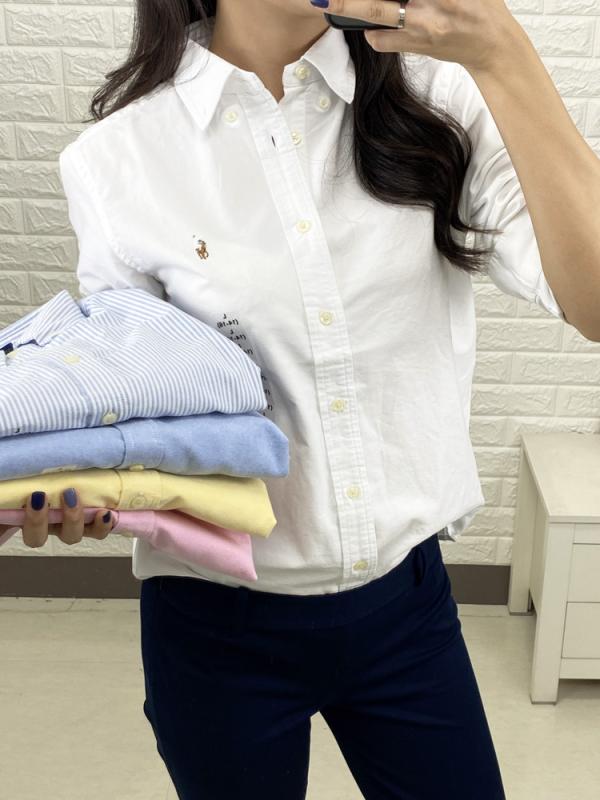 폴로랄프로렌 보이즈 옥스포드 코튼 긴팔 셔츠 다양한 색상 MCS 213890