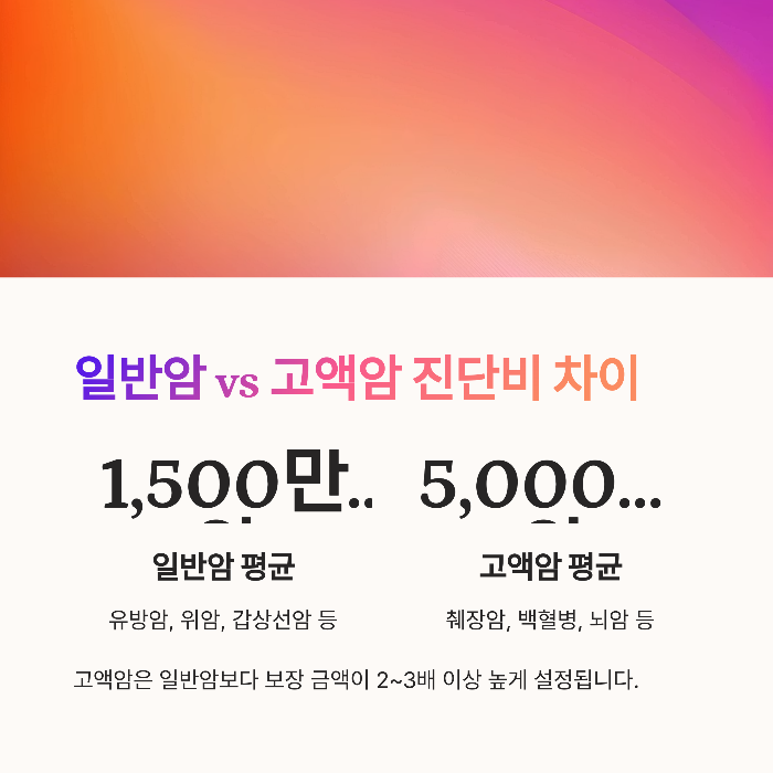 생명보험 고액암