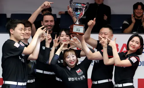 PBA 팀리그 2라운드 웰컴저축은행 우승 경기 결과 순위 최혜미 MVP 상금 3라운드 일정