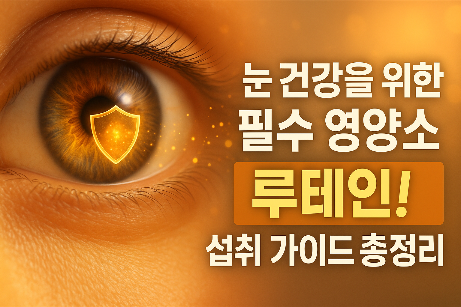 눈 건강을 지키는 루테인