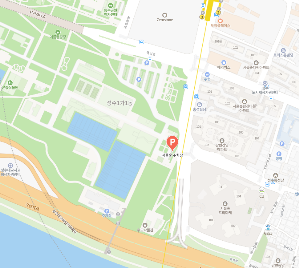 서울숲 주차장 - 별 헤는 서울숲 주차장 1