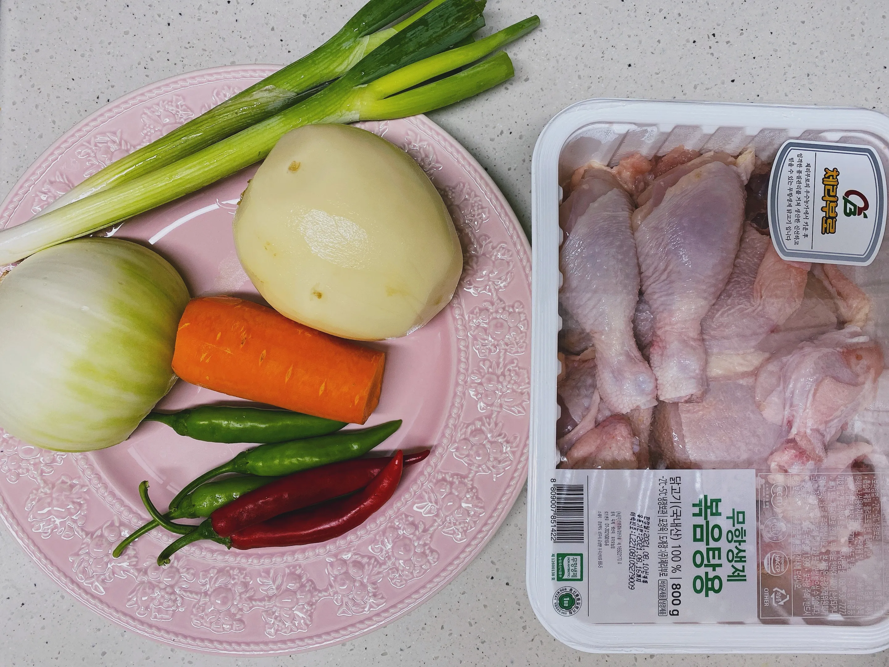 백종원 간장찜닭 요리 재료2