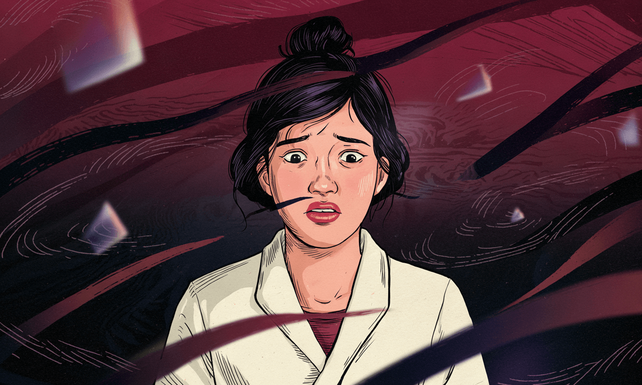 집에 불이 난 사진입니다.