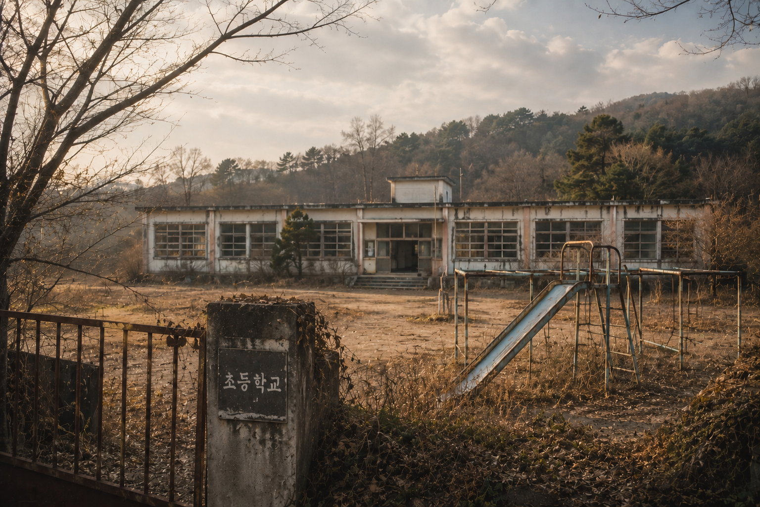 아이들이 사라진 운동장, 폐교가 된 시골 학교들 이야기