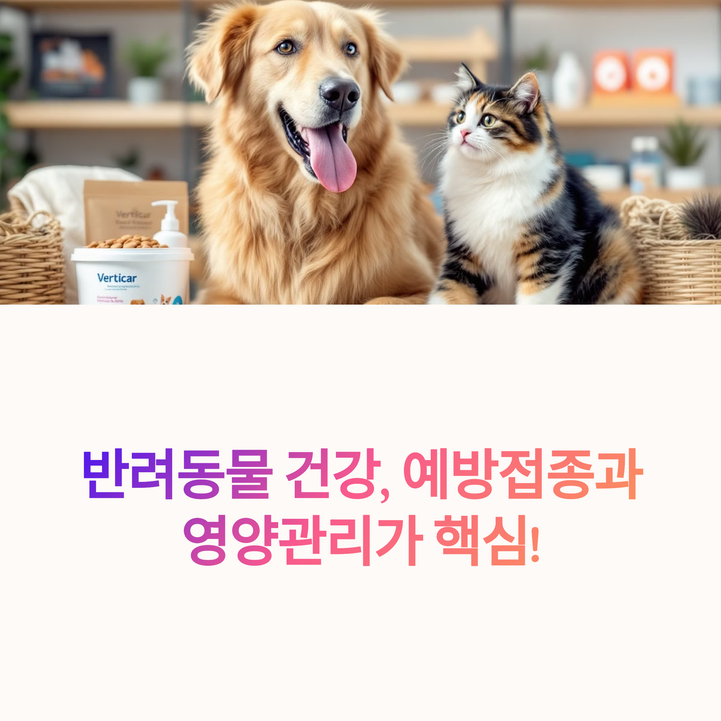 예방접종과 영양관리