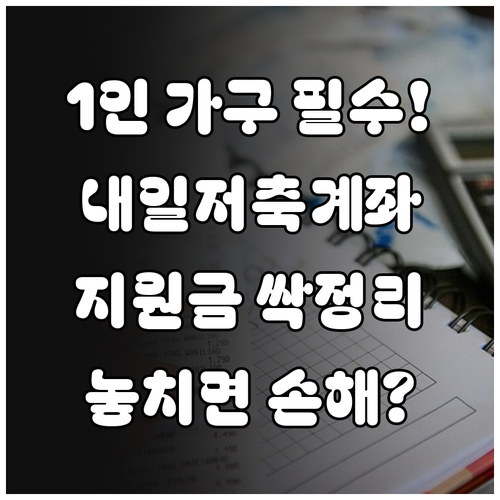 1인 가구 청년내일저축계좌 소득 구간..
