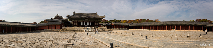 명장전과 주변 문정전, 숭문당